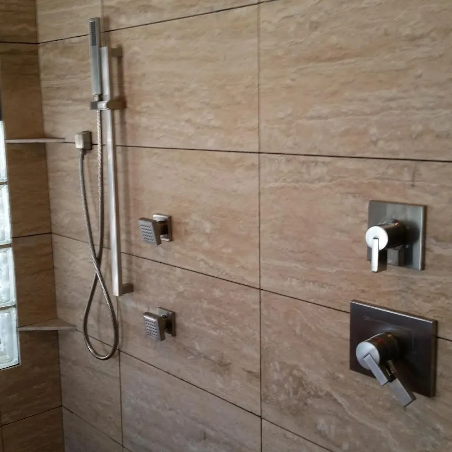 Shower fixture installation for Water Heater Replacement in Glen Ridge